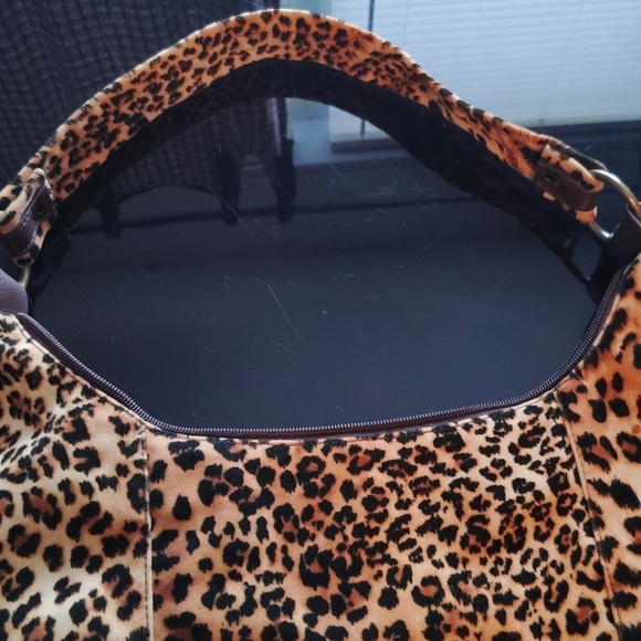 Leopard Print Purse Tote Shoulder Bag - Picture 9 of 16